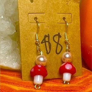 Mushroom Earrings